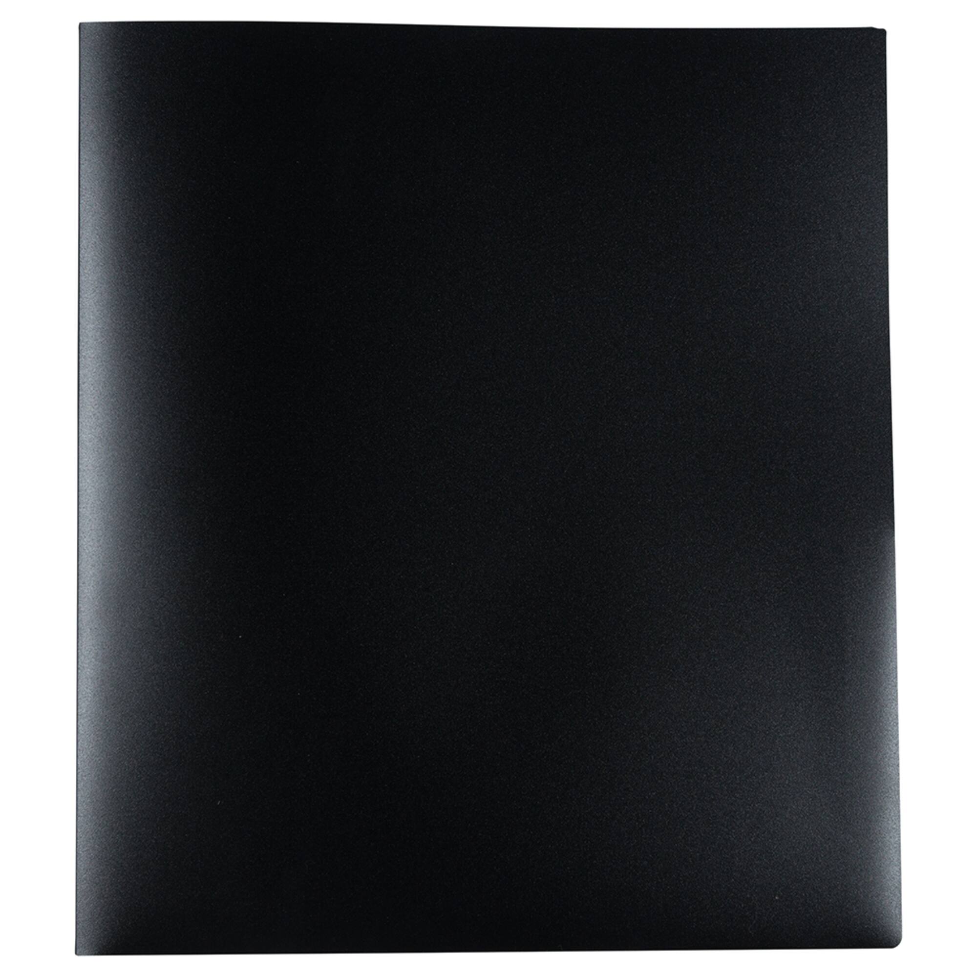 JAM Paper Heavy Duty Plastic 10-Pocket Folder